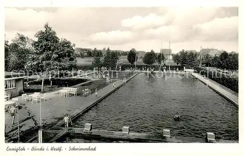 AK / Ansichtskarte Buende_Westfalen Schwimmbad Buende_Westfalen
