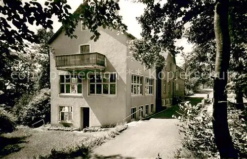 AK / Ansichtskarte Bad_Randringhausen Parkpartie am Kurhaus Ernstmeiers Moor  Schwefel  und Stahlbad Bad_Randringhausen
