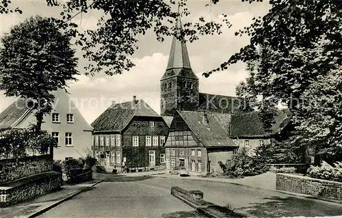 AK / Ansichtskarte Luebbecke_Westfalen Blick auf die Kirche Luebbecke_Westfalen