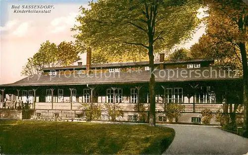 AK / Ansichtskarte Bad_Sassendorf Kinderheilanstalt Bad_Sassendorf