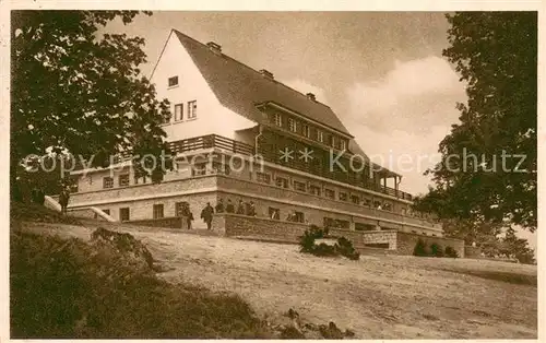 AK / Ansichtskarte Moehnesee Jugendherberge Moehnesee Aussenansicht Moehnesee