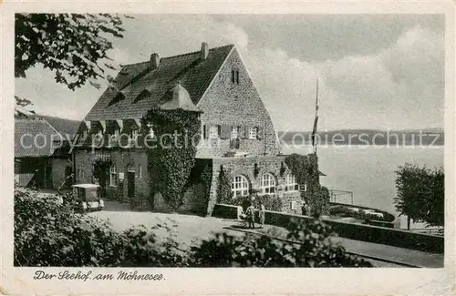 AK / Ansichtskarte Moehnesee Der Seehof Aussenansicht Moehnesee