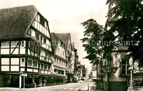 AK / Ansichtskarte Lippstadt Langestrasse Fachwerkhaus Lippstadt