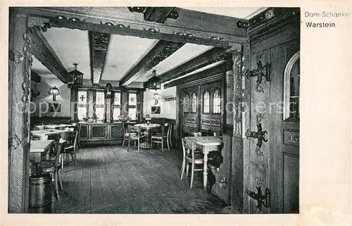 AK / Ansichtskarte Warstein Dom Schaenke Innenansicht Warstein