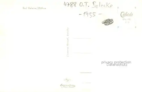 AK / Ansichtskarte Belecke_Bad Gesamtansicht Belecke_Bad