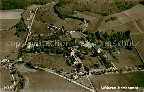 AK / Ansichtskarte Hardehausen Fliegeraufnahme Gasthaus H. Varlemann Hardehausen