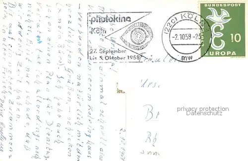 AK / Ansichtskarte Koeln_Rhein Eckhausansicht Koeln_Rhein