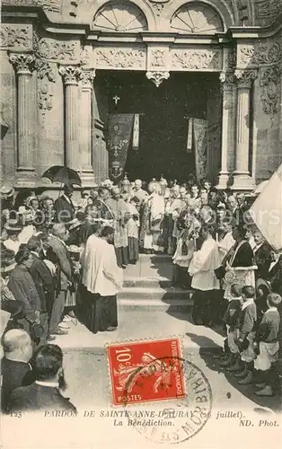 AK / Ansichtskarte Sainte Anne d_Auray La Benediction Sainte Anne d Auray