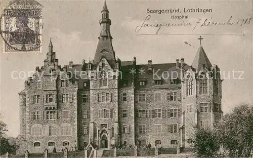 AK / Ansichtskarte Saargemuend_57 Hospital 