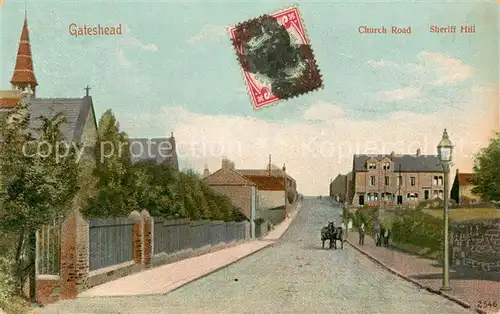 AK / Ansichtskarte Gateshead Church Road Sheriff Hill Gateshead