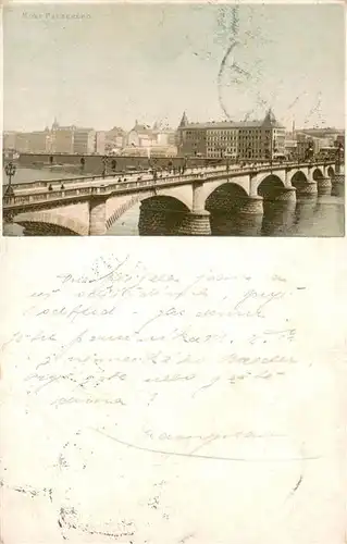 AK / Ansichtskarte Prag__Prahy_Prague Most Palackeho 