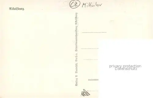 AK / Ansichtskarte Mikulov_Nikolsburg_Czechia Panorama 