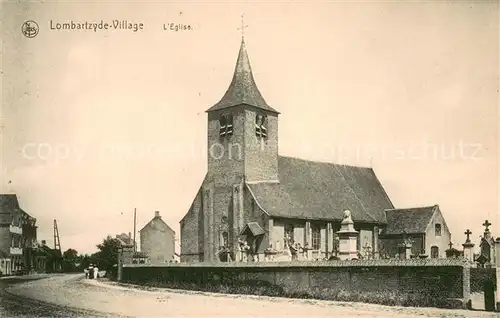 AK / Ansichtskarte Lombartzyde Eglise Lombartzyde