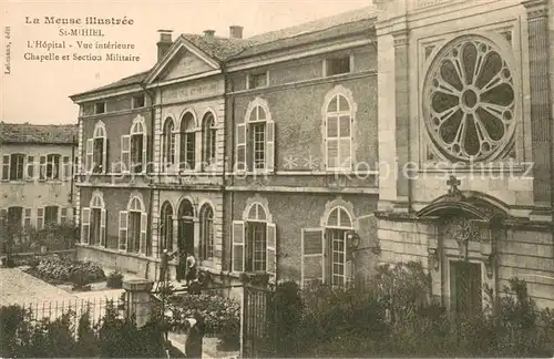 AK / Ansichtskarte Saint Mihiel_55 Hopital Vue interieure Chapelle et Sectioa Militaire 