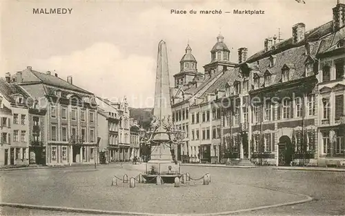 AK / Ansichtskarte Malmedy_Wallonie Place du marche Malmedy Wallonie