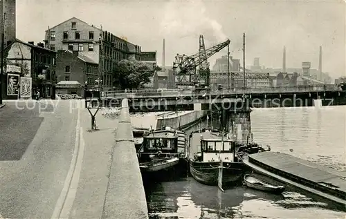 AK / Ansichtskarte Ougree Le Pont et le Port de Cockerill  Ougree