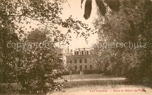 AK / Ansichtskarte Les Laumes_Venarey Parc et Hotel de Ville 