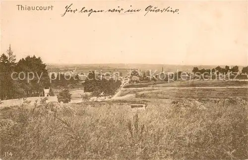 AK / Ansichtskarte Thiaucourt Regnieville Panorama Thiaucourt Regnieville