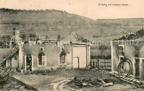 AK / Ansichtskarte Saint Remy la Calonne nach Zerstoerung mit Combres Hoehen Saint Remy la Calonne