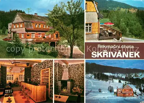 AK / Ansichtskarte Liberec_Reichenberg Rekreacni chata Skrivanek Jizerske Hory Berghotel im Isergebirge 