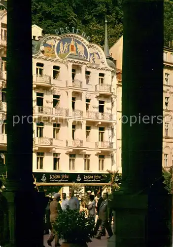 AK / Ansichtskarte Karlovy_Vary_Karlsbad Motiv Innenstadt Kurort 