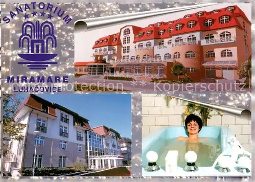 AK / Ansichtskarte Luhacovice Sanatorium Miramare Kuranwendung Luhacovice