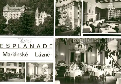 AK / Ansichtskarte Marianske_Lazne Hotel Esplanade Restaurant Marianske_Lazne