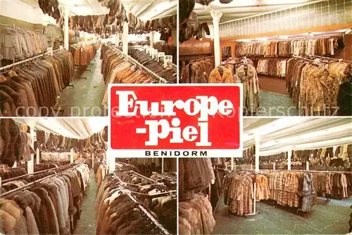 AK / Ansichtskarte Benidorm Europe Piel Fabrique et Vente Pelzgeschaeft Benidorm