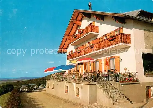 AK / Ansichtskarte Heuberg_Salzburg_Oesterreich Berggasthof Pension Daxlueg Sonnenterrasse Heuberg_Salzburg