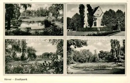 AK / Ansichtskarte Herne_Westfalen Stadtpark Details Herne_Westfalen