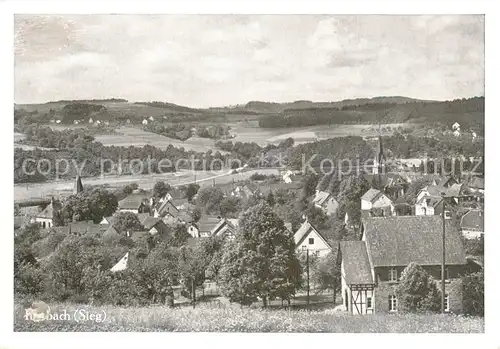 AK / Ansichtskarte Rosbach_Sieg Panorama Rosbach Sieg