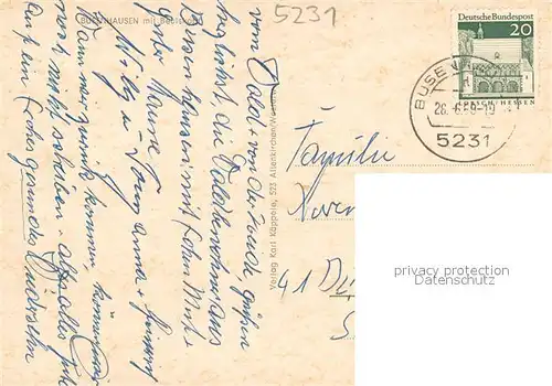 AK / Ansichtskarte Busenhausen mit Beulskopf Busenhausen