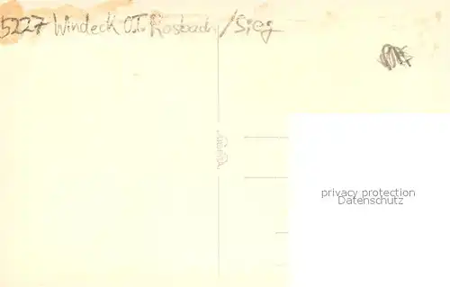 AK / Ansichtskarte Rosbach_Sieg Kirche Rosbach Sieg