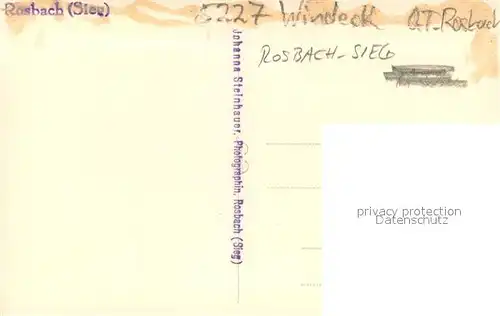 AK / Ansichtskarte Rosbach_Sieg Panorama Rosbach Sieg