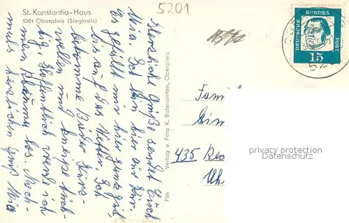 AK / Ansichtskarte Oberpleis Panorama St Konstantia Haus Oberpleis