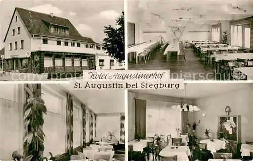 AK / Ansichtskarte St_Augustin_Westfalen Hotel Augustinerhof Gastraeume St_Augustin_Westfalen