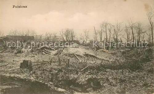 AK / Ansichtskarte Puisieux_Pas de Calais Zerstoerung in WK1 Puisieux_Pas de Calais