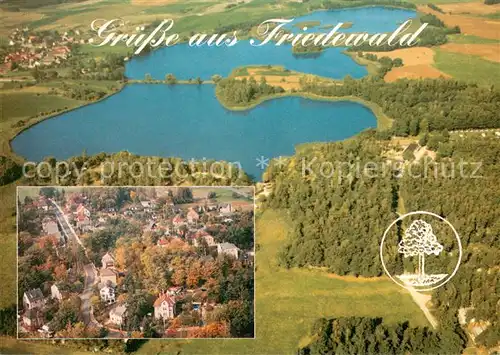 AK / Ansichtskarte Friedewald_Moritzburg See Fliegeraufnahmen Friedewald Moritzburg