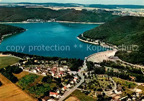 AK / Ansichtskarte Edersee Edertalsperre Sperrmauer Schloss Waldeck Edersee