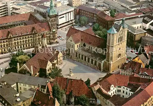 AK / Ansichtskarte Braunschweig Burgplatz und Rathaus Braunschweig