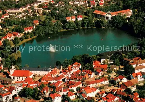 AK / Ansichtskarte Bad_Salzungen Blick auf den Burgsee Bad_Salzungen
