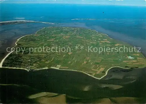 AK / Ansichtskarte Insel_Foehr Luftaufnahme aus etwa 2500 m Hoehe Insel Amrum Insel Sylt Insel_Foehr