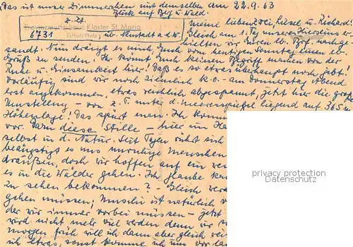 AK / Ansichtskarte Esthal Kloster St. Maria Esthal