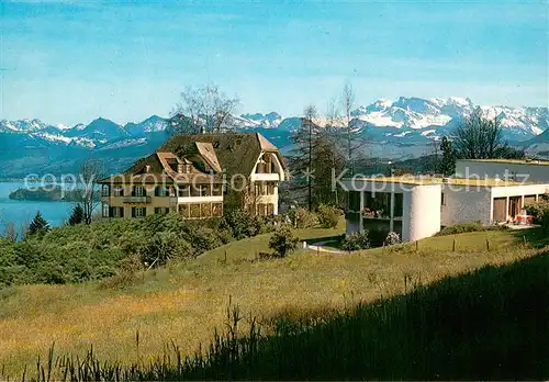 AK / Ansichtskarte Oberrieden_ZH Erholungsheim Bergli Zuerichsee Alpen Oberrieden ZH