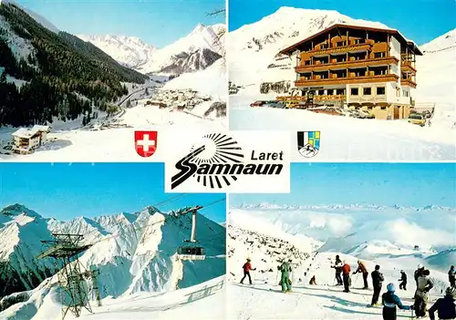 AK / Ansichtskarte Laret Hotel Cresta Rustica Wintersportplatz Alpen Laret