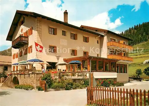 AK / Ansichtskarte Guarda_GR Hotel Buin im Engadin 