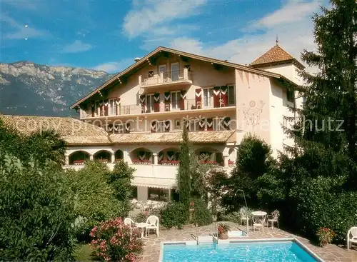 AK / Ansichtskarte Auer_Ora_Suedtirol Hotel Amadeus Swimming Pool Auer_Ora_Suedtirol