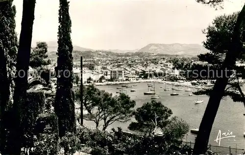 AK / Ansichtskarte Sanary sur Mer Perspective sur la ville et le port Sanary sur Mer