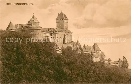 AK / Ansichtskarte Hohkoenigsburg_Haut Koenigsbourg Burg Hohkoenigsburg