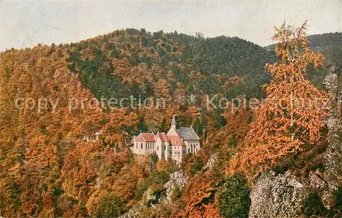 AK / Ansichtskarte Rappoltsweiler_Haut_Rhin_Elsass Wallfahrtskirche Maria Dusenbach Herbststimmung Feldpost Rappoltsweiler_Haut